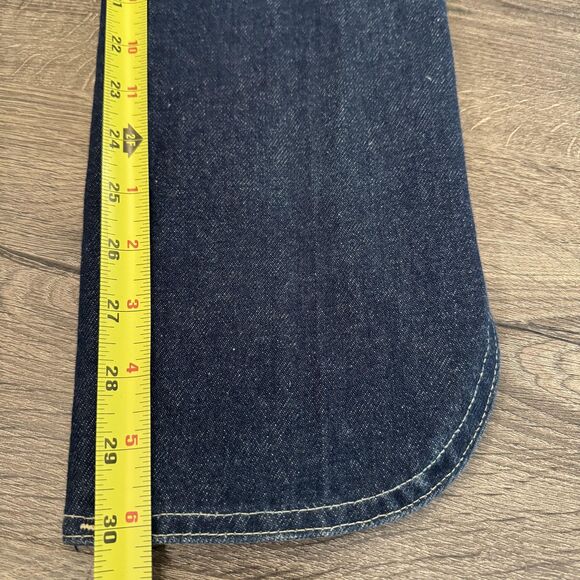 Vintage Chic Jeans Womens 8/9 Blue High Rise Western Riding Dark Wash Made USA - Picture 10 of 10